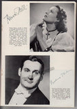 Tucker, Richard - Nelli, Herva, Bardelli, Cesare - De Paolis, Alessio - Cehanovsky, George - Signed Program Havana 1950