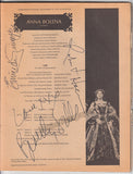 New York City Opera - Signed Program and Cast Pages 1973