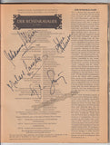 New York City Opera - Signed Program and Cast Pages 1973
