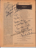 New York City Opera - Signed Program and Cast Pages 1973