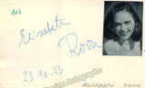 Gedda, Nicolai - Roon, Elisabeth - Signed Album Page