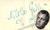 Gedda, Nicolai - Roon, Elisabeth - Signed Album Page