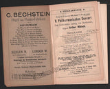 Nikisch, Arthur - Beethoven Concert Program 1898
