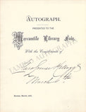 Opera Singers - Signatures Late 1800s-1910 (Lot 1)