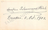 Opera Singers - Signatures Late 1800s-1910 (Lot 1)