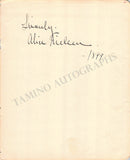 Opera Singers - Signatures Late 1800s-1910 (Lot 1)