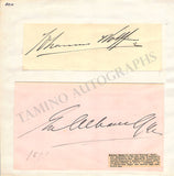 Opera Singers - Signatures Late 1800s-1910 (Lot 1)