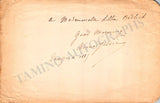 Opera Singers - Signatures Late 1800s-1910 (Lot 1)