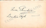 Opera Singers - Signatures Late 1800s-1910 (Lot 2)