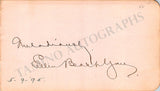Opera Singers - Signatures Late 1800s-1910 (Lot 3)