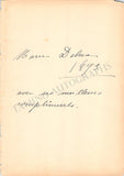 Opera Singers - Signatures Late 1800s-1910 (Lot 3)