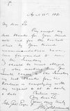 Goldschmidt, Otto - Autograph Letter Signed + Telegram from Jenny Lind