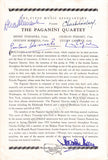 Paganini Quartet - Signed Program 1946