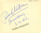 Opera Singers 1950s to 1960s - Autographed Lot of 20 Items