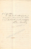 Viardot, Pauline - Set of 1 Autograph Letter Signed + Viardot, Louis - 1 Autograph Letter Signed