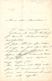 Gueymard-Lauters, Pauline - Autograph Letter Signed