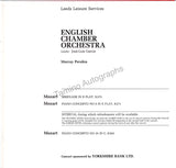 Perahia, Murray - Signed Program Leeds 1981