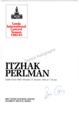 Perlman, Itzhak - Canino, Bruno - Signed Program Leeds 1983