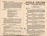 Frijsh, Povla - Signed Program + Photo