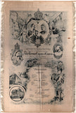 Royal Opera House 1891 - Gala Silk Program Visit of German Emperor
