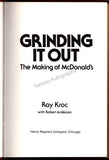 Kroc, Ray A. - Signed Book "Grinding it Out - The Making of McDonald´s"