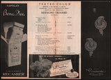 Trouard, Raymond - Program Teatro Colon 1952