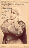 Richard, Renee - Signed Cabinet Photograph in role 1894