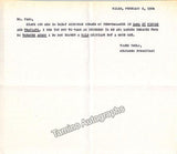Stracciari, Riccardo - Autograph Note Signed 1906
