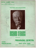 Strauss, Richard - Signed Program London 1947