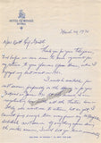 Tucker, Richard - Autograph Letter Signed