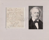Wagner, Richard - Autograph Letter Signed
