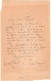Wagner, Richard - Autograph Letter Signed