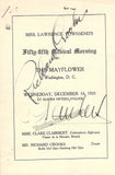 Crooks, Richard - Clairbert Clare - Double Signed Program 1931