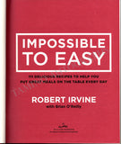 Irvine, Robert - Signed Book "Impossible to Easy"