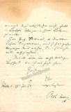 Franz, Robert - Autograph Letter Signed 1863