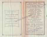 Royal Albert Hall - Set of 2 Concert Programs 1884
