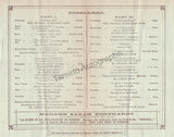 Royal Albert Hall - Set of 2 Concert Programs 1884