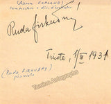 Pianists - Lot of 32 Signed Cards & Album Pages