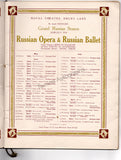 Russian Ballet and Opera - Souvenir Program London 1914