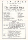 Vienna State Opera - Program Lot 1945-1955