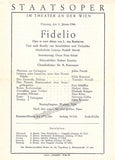 Vienna State Opera - Program Lot 1945-1955