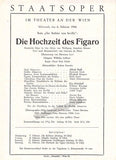 Vienna State Opera - Program Lot 1945-1955