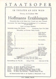 Vienna State Opera - Program Lot 1945-1955