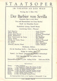 Vienna State Opera - Program Lot 1945-1955