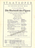 Vienna State Opera - Program Lot 1945-1955