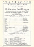 Vienna State Opera - Program Lot 1945-1955
