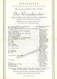Vienna State Opera - Program Lot 1945-1955
