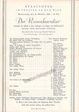 Vienna State Opera - Program Lot 1945-1955