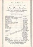 Vienna State Opera - Program Lot 1945-1955