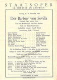 Vienna State Opera - Program Lot 1945-1955